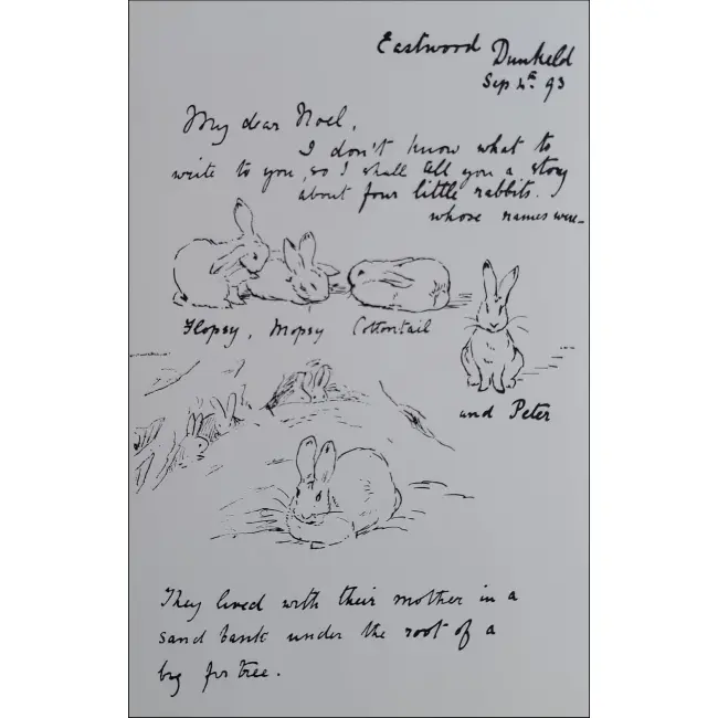 BAJKA O PIOTRUSIU KRÓLIKU BEATRIX POTTER POCZTÓWKA KOM-1548