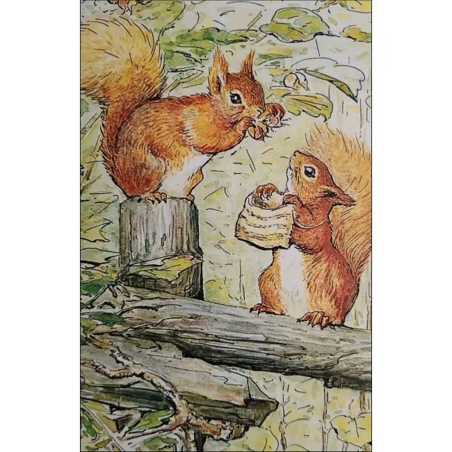 BAJKA O o wiewiórce Nutkinie BEATRIX POTTER POCZTÓWKA KOM-1557