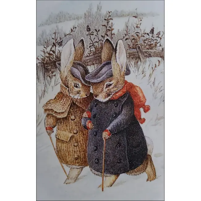 BAJKA O APPLEY DAPPLY'S NURSERY RHYMES" BEATRIX POTTER POCZTÓWKA KOM-1564