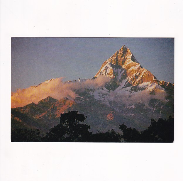 NEPAL SZCZYT MACHHAPUCHHARE FISHTAIL WIDOKÓWKA A39270