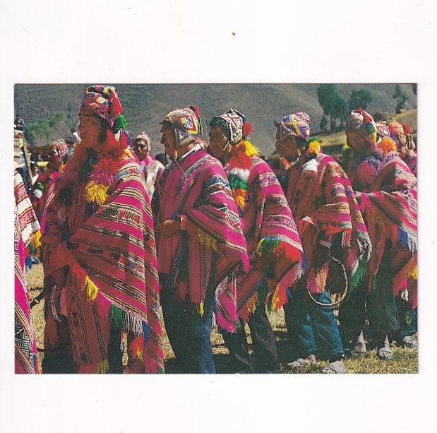 PERU CUZCO FOLKLOR POCZTÓWKA A39424