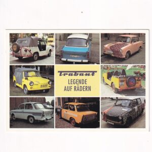 SAMOCHODY TRABANT 1957-1991 POCZTÓWKA A39474