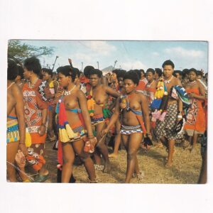 AFRYKA CEREMONIA UMHLANGA W ESWATINI POCZTÓWKA A39489