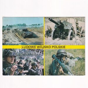 LUDOWE WOJSKO POLSKIE POJAZDY OPANCERZONE HAUBICE POCZTÓWKA A39498