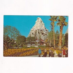 VINTAGE KALIFORNIA DISNEYLAND MATTERHORN BOBSLEDS WIDOKÓWKA A39506