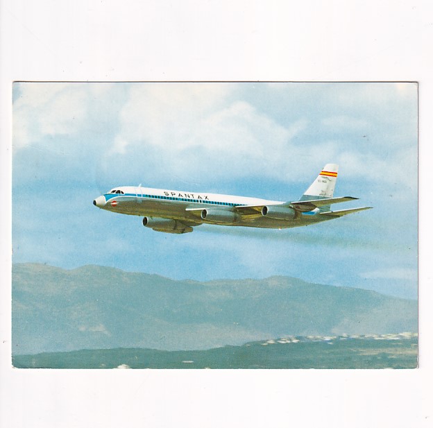 SAMOLOT CONVAIR CV-990A CORONADO WIDOKÓWKA A39514