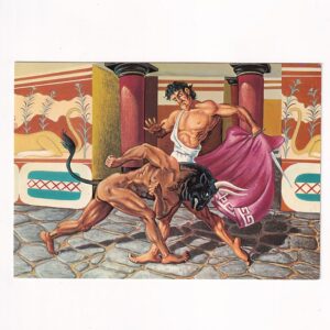 TEZEUSZ I MINOTAUR POCZTÓWKA GRAF-4618