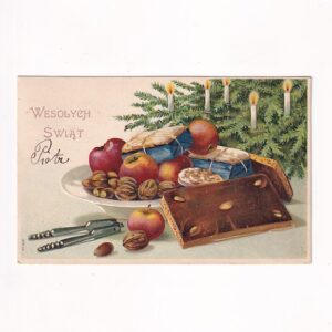 WESOŁYCH ŚWIĄT B.N. VINTAGE POCZTÓWKA GRAF-4643