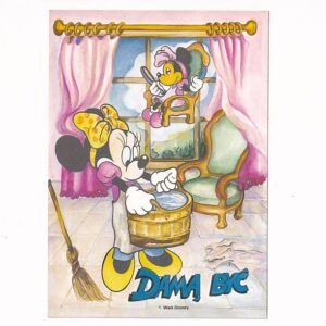 DISNEY MICKEY MOUSE MINNIE "DAMĄ BYĆ " POCZTÓWKA KOM-1568