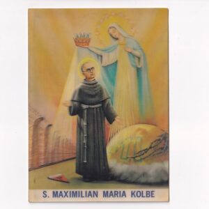 S.MAKSYMILIAN MARIA KOLBE POCZTÓWKA 3D TRÓJWYMIAROWA 3D 764