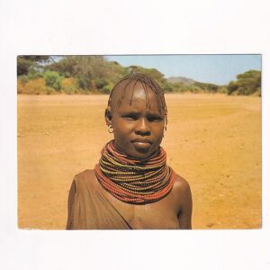 AFRYKA KENIA KOBIETA LUDU TURKANA POCZTÓWKA A39628