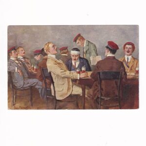 GEORG MUHLBERG "BIESIADA STUDENCKA"POCZTÓWKA A39629