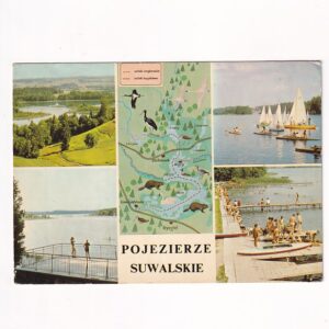POJEZIERZE SUWALSKIE MAPKA A.BALCERZAK WIDOKÓWKA A39648