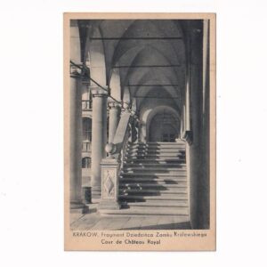 KRAKÓW FRAGMENT DZIEDZIŃCA ZAMKU KRÓLEWSKIEGO POCZTÓWKA A39657