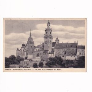 KRAKÓW WIEŻE KATEDRY WAWELSKIEJ WIDOKÓWKA A39659