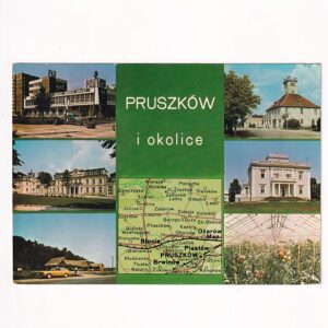 PRUSZKÓW I OKOLICE MAPKA WIDOKÓWKA A39677