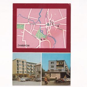 PODLASKIE ZAMBRÓW MAPKA WIDOKÓWKA A39680