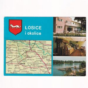 ŁOSICE I OKOLICE MAPKA WIDOKÓWKA A39682