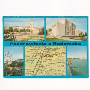 RADOMSKO MAPKA WIDOKÓWKA A39683