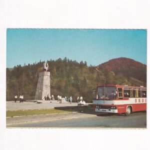BIESZCZADY JABŁONKI POMNIK AUTOBUS "TAM" WIDOKÓWKA A39713