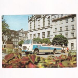 WROCŁAW FREDUŚ AUTOBUS WYCIECZKOWY POMNIK A.FREDRY POCZTÓWKA A39717