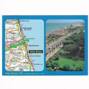 WŁOCHY VILLA ROSA MAPKA WIDOKÓWKA A39783