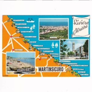 WŁOCHY RIVIERA D'ABRUZZO MAPKA WIDOKÓWKA A39786