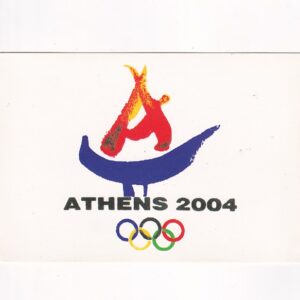 ATENY SPORT LOGO LETNICH IGRZYSK OLIMPIJSKICH 2004 POCZTÓWKA A39820