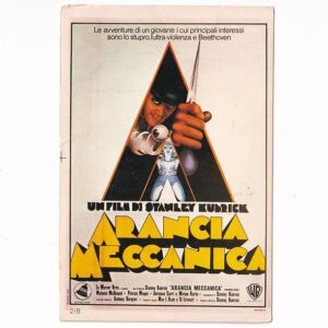 GWIAZDY KINA FILM "MECHANICZNA POMARAŃCZA" STANLEY KUBRICK POCZTÓWKA A39837