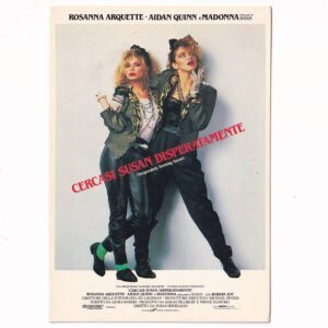 GWIAZDY KINA I MUZYKI FILM "ROZPACZLIWIE POSZUKUJĄC SUZAN" MADONNA POCZTÓWKA A39840