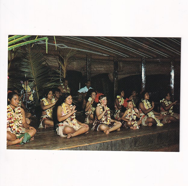 SAMOA APIA OCEANIA FOLKLOR POCZTÓWKA A39847