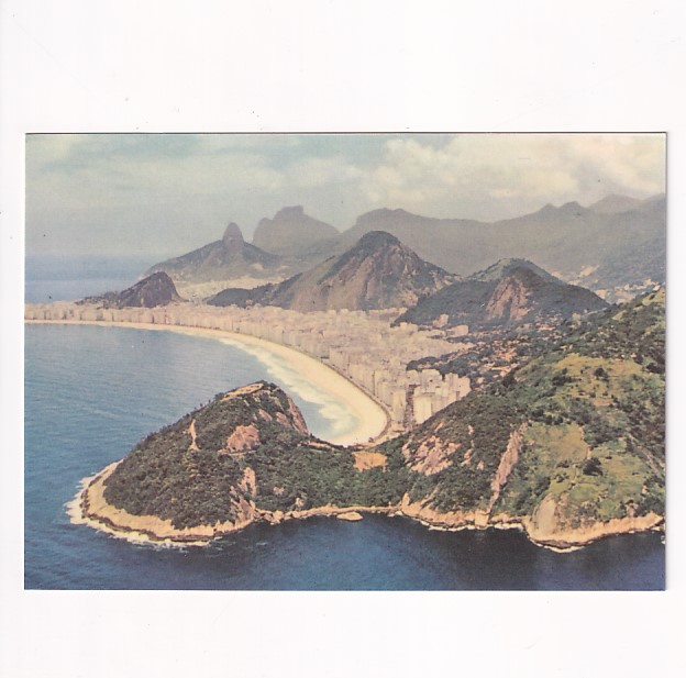 BRAZYLIA RIO DE JANERIO PLAŻA COPACABANA WIDOKÓWKA A39860
