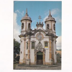 BRAZYLIA OURO PRETO KOŚCIÓŁ ŚW.FRANCISZKA Z ASYŻU POCZTÓWKA A39863