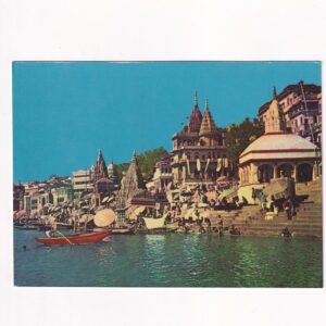 INDIE WARANASI (BENARES) GANGES SCHODY WIDOKÓWKA A39867