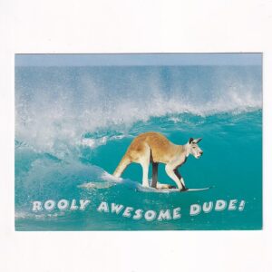 AUSTRALIA KANGUR OCEAN SURFER POCZTÓWKA A39903