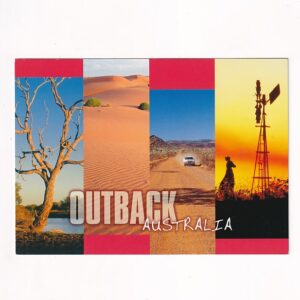 AUSTRALIA OUTBACK KOLORY AUSTRALII WIDOKÓWKA A39923