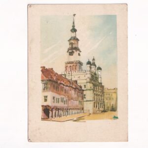 A.TOMASZEWSKI POZNAŃ RATUSZ POCZTÓWKA GRAF-4761