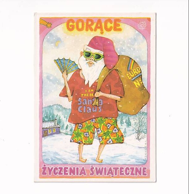 WOJCIECH KOŁYSZKO WESOŁYCH ŚWIĄT ŚW.MIKOŁAJ POCZTÓWKA GRAF-4794