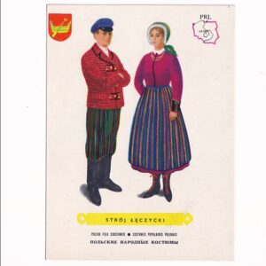 K.ZADORA-PRZYŁĘCKI ST.GRATKOWSKI-IBIS STROJE LUDOWE ŁĘCZYCKI POCZTÓWKA GRAF-4861