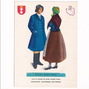 K.ZADORA-PRZYŁĘCKI ST.GRATKOWSKI-IBIS STROJE LUDOWE KASZUBSKI POCZTÓWKA GRAF-4862