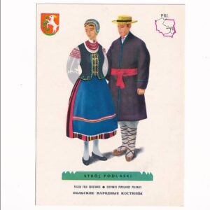 K.ZADORA-PRZYŁĘCKI ST.GRATKOWSKI-IBIS STROJE LUDOWE PODLASKI POCZTÓWKA GRAF-4870
