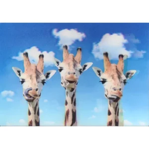 ZWIERZĘTA ŻYRAFA 3D POCZTÓWKA TRÓJWYMIAROWA 3D 963