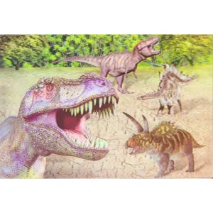 DINOZAURY TYRAZONAURUS REX 3D POCZTÓWKA TRÓJWYMIAROWA 3D 984