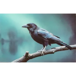 PTAKI KRUK 3D POCZTÓWKA TRÓJWYMIAROWA 3D 806