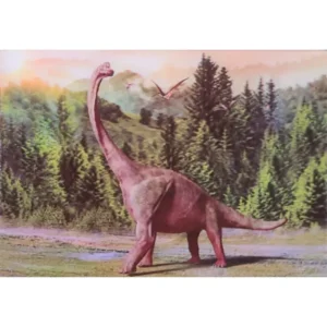 DINOZAURY BRACHIOZAUR 3D POCZTÓWKA TRÓJWYMIAROWA 3D 816