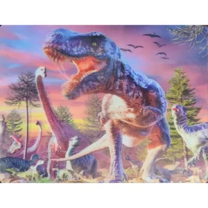 DINOZAURY TYRAZONAURUS REX 3D POCZTÓWKA TRÓJWYMIAROWA 3D 860
