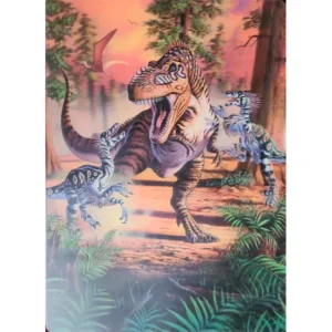 DINOZAURY TYRAZONAURUS REX 3D POCZTÓWKA TRÓJWYMIAROWA 3D 863