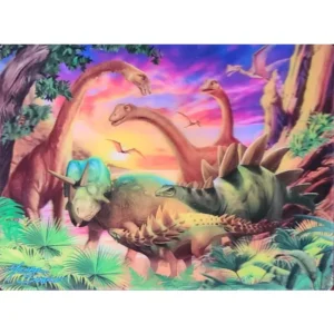 DINOZAURY DINO DELIGHT 3D POCZTÓWKA TRÓJWYMIAROWA 3D 864