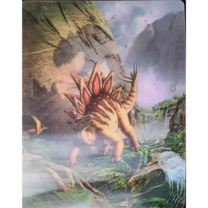 DINOZAURY STEGOZAUR 3D POCZTÓWKA TRÓJWYMIAROWA 3D 868