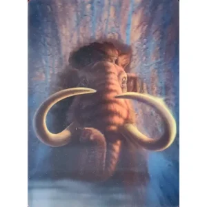 DINOZAURY MAMUT 3D POCZTÓWKA TRÓJWYMIAROWA 3D 869